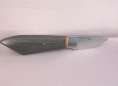 knife with ebony handle